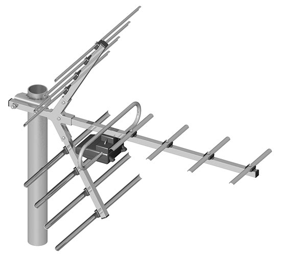 Antena telewizyjna UHF 11-elementowa Dipol 11/21-60