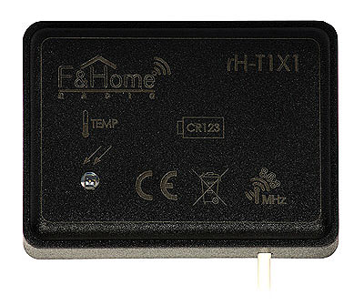 Sonda temperatury i oświetlenia z zasilaniem bateryjnym rH-T1X1 F&Home Radio