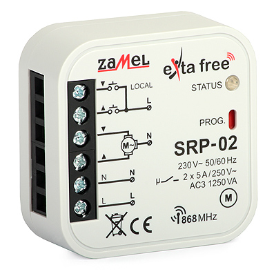 Sterownik rolet dopuszkowy SRP-02 Exta Free