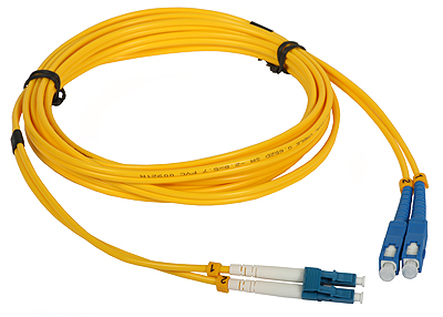 Patchcord jednomodowy ULTIMODE PC-515D 2xSC-2xLC, duplex G.652D 1,5m