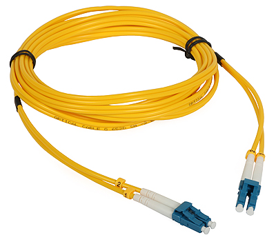 Patchcord jednomodowy ULTIMODE PC-555D 2xLC-2xLC, duplex G.652D 1,5m